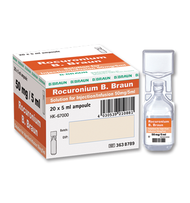 Product Highlight - ROCURONIUM B. BRAUN SOLUTION FOR INJECTION/INFUSION